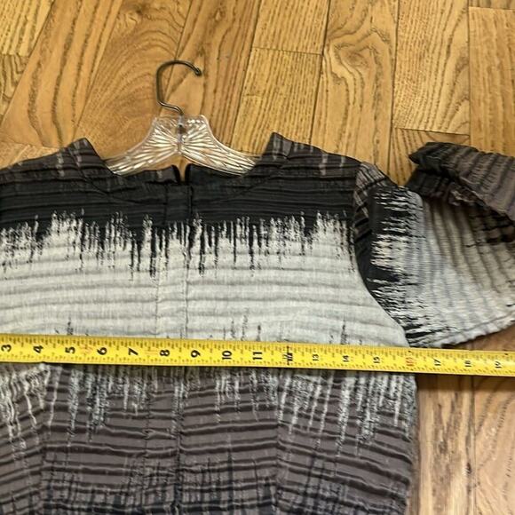 OLLY + ELIZABETH BEAUTIFUL ARTISY CRINKLED FIT &‎ FLARE DRESS SIZE XS - Picture 6 of 9